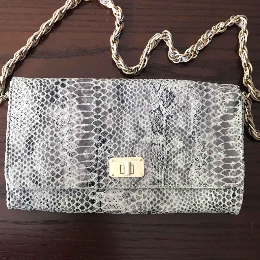 Elliott Lucca Snake Print Bag